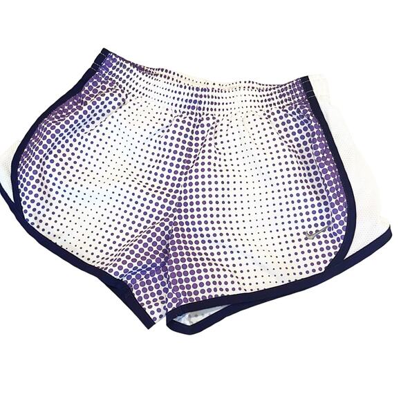 Girls Nike Dri-Fit Shorts sz S Purple Dot Nike Shorts Kids Small - Picture 1 of 6